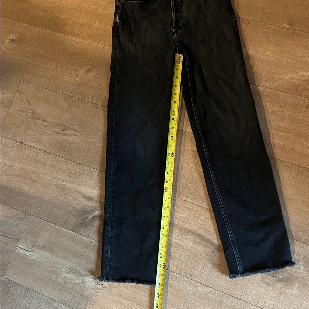 Re/Done Charcoal Denim Jeans 26 - Picture 6 of 6